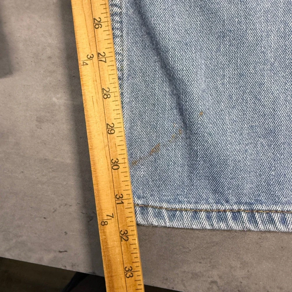 Vintage‎ Levis 505 Jeans Mens 36x32 Light Wash Faded Distressed Y2K Skate Grunge